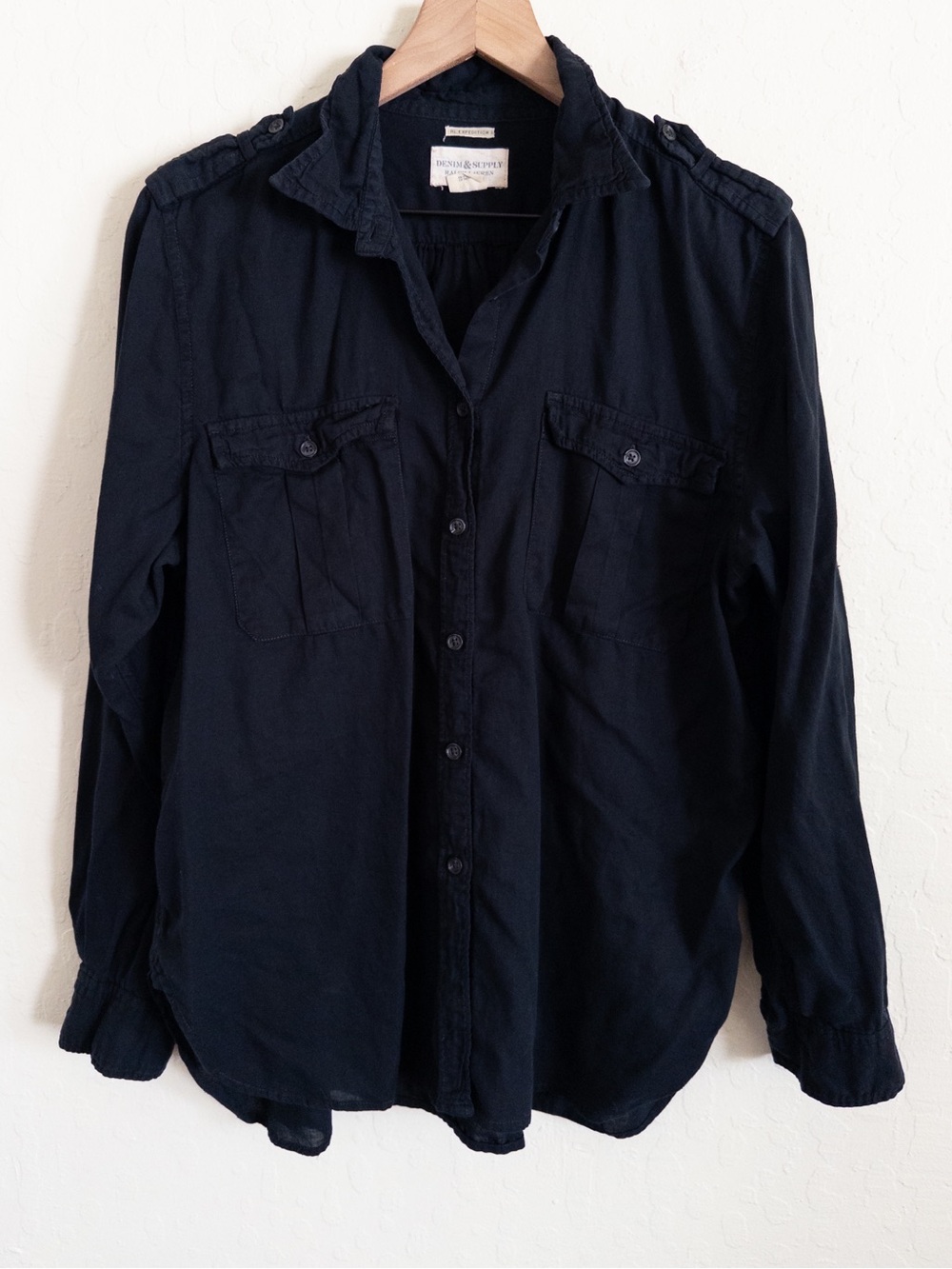 Ralph Lauren Denim & Supply RL Expedition Long Sleeve Button Up Utility Shirt XL